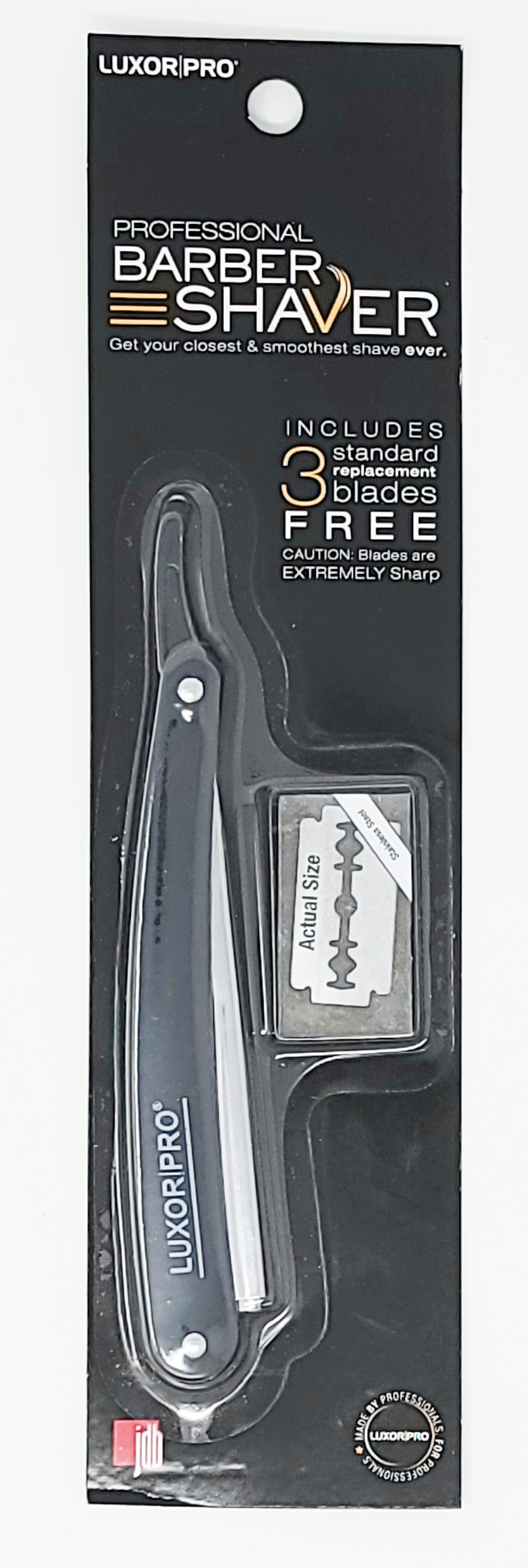 LuXor Pro Barber Shaver Giving You The Closest & Smoothest Shave Ever Includes 2 Free Blades